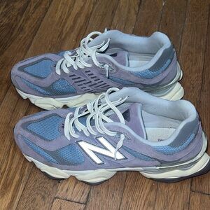 New Balance 9060 Purple, Blue and Gray Athletic Shoes - size 10